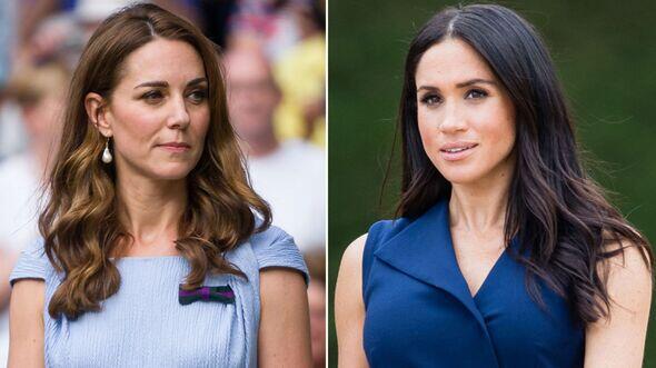 Tense moment Kate Middleton ‘grimaced’ at Meghan Markle – leaving Prince Harry scared Tense moment Kate Middleton 'grimaced' at Meghan Markle - leaving Prince Harry scared
