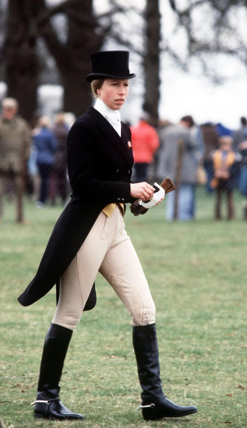 badminton, united kingdom april 20: princess anne at badminton horse trials. (photo by tim graham photo library via getty images)
