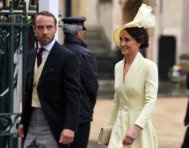 Getty James Middleton and Pippa Middleton at King Charles's coronation on May 6, 2023