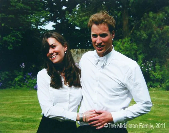 Photo: The Middleton Family / Clarence House / Getty Images Kate Middleton and Prince William on the day of their graduation ceremony at St Andrew's on June 23, 2005