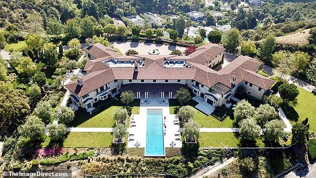 When the Sussexes arrived in Southern California, Hollywood mogul Tyler Perry offered up a lavish US$18 million mansion (pictured) for the pair to live in