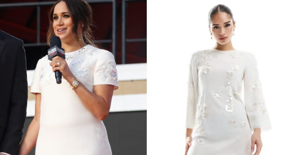 This £58 Asos dress looks similar to Meghan Markle’s iconic look | Royal | News