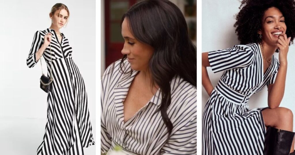 Meghan Markle’s striped dress is so chic – get the look | Royal | News