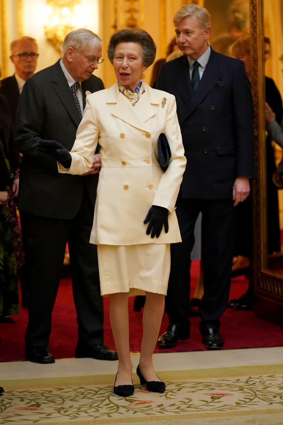 the king and queen host a humanitarian reception at buckingham palace