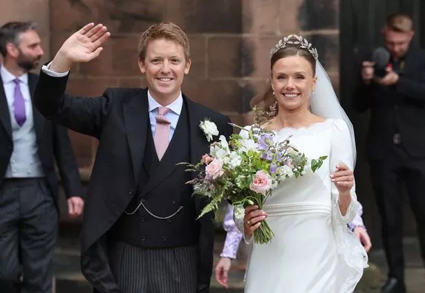 The Duke of Westminster and his wife Olivia