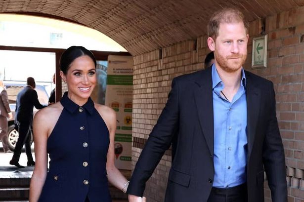 Prince Harry and Meghan Markle in Colombia