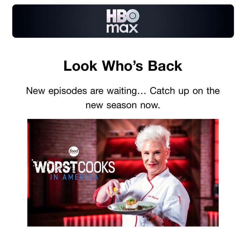 HBO Max will be looking for a new email copywriter and/or proofreader 👀