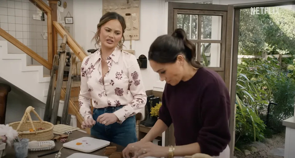 After the model was shown in the trailer of the Duchess of Sussex’s new lifestyle series Tuesday, several users took to social media to share their disdain with Teigen being in the clip.