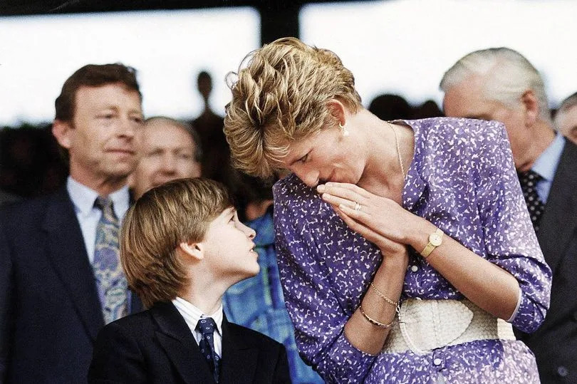 Princess Diana and Prince William pictured together in 1991