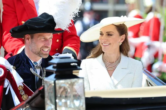 Getty Prince William and Kate Middleton on June 16, 2025