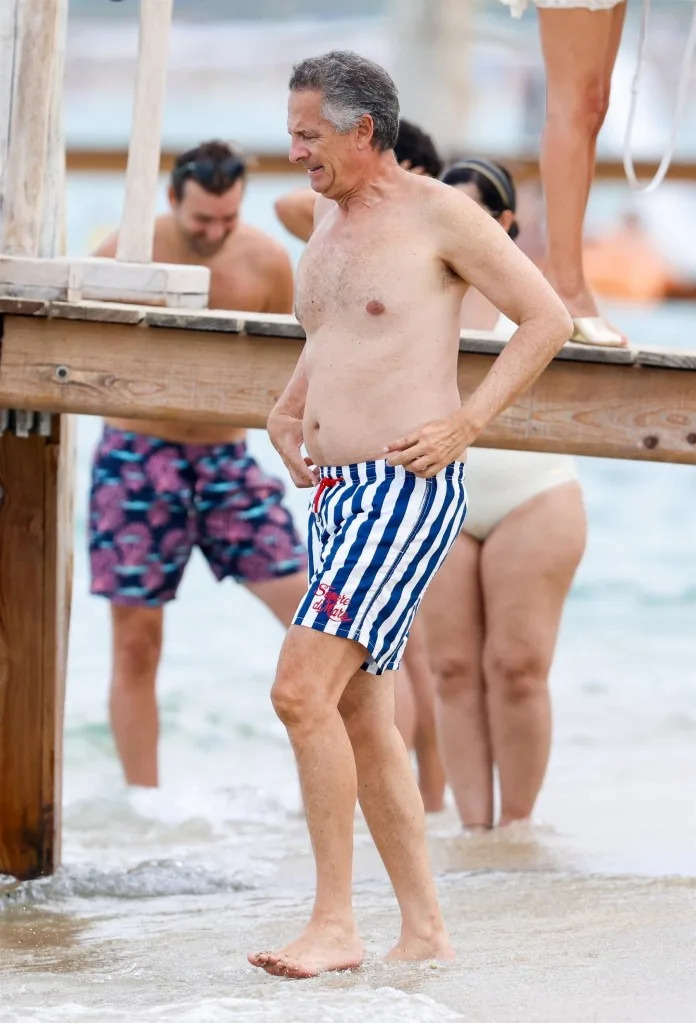 The billionaire businessman enjoyed a refreshing dip in the Mediterranean Sea. Best Image / BACKGRID