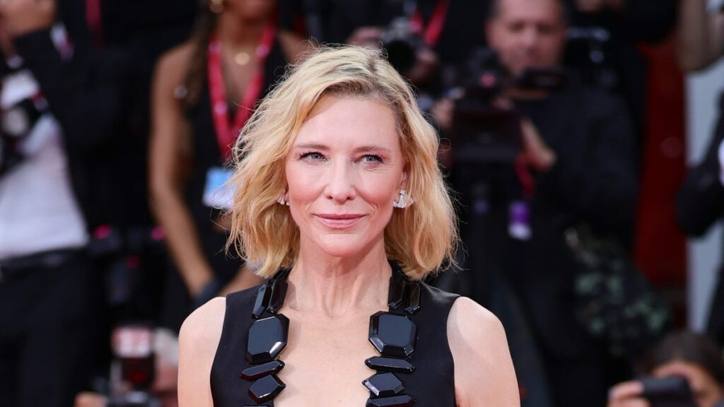 Cate Blanchett turns heads by rewearing dress at Venice Film Festival