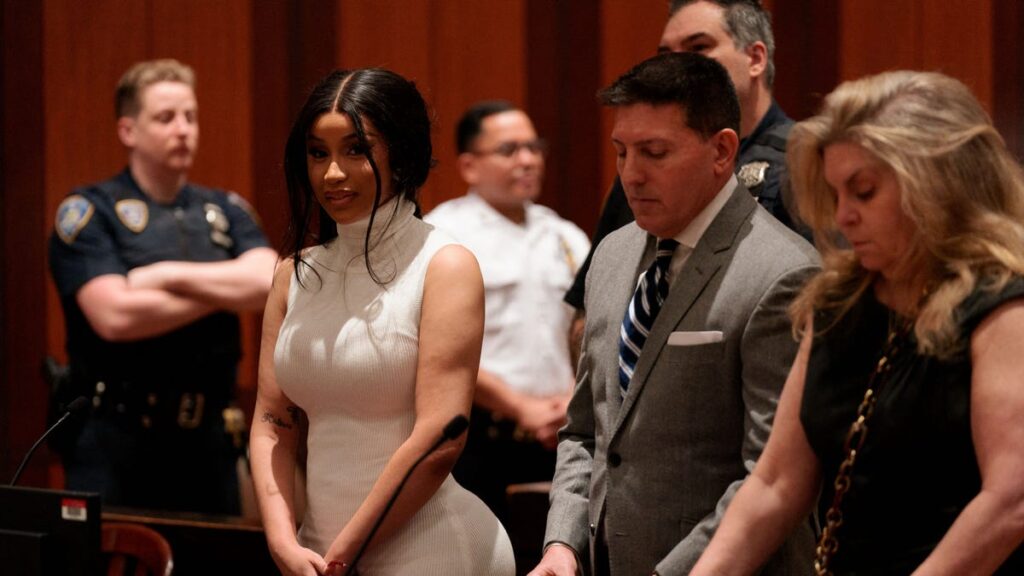 Cardi B's looks, hair go viral amid $24M legal trial