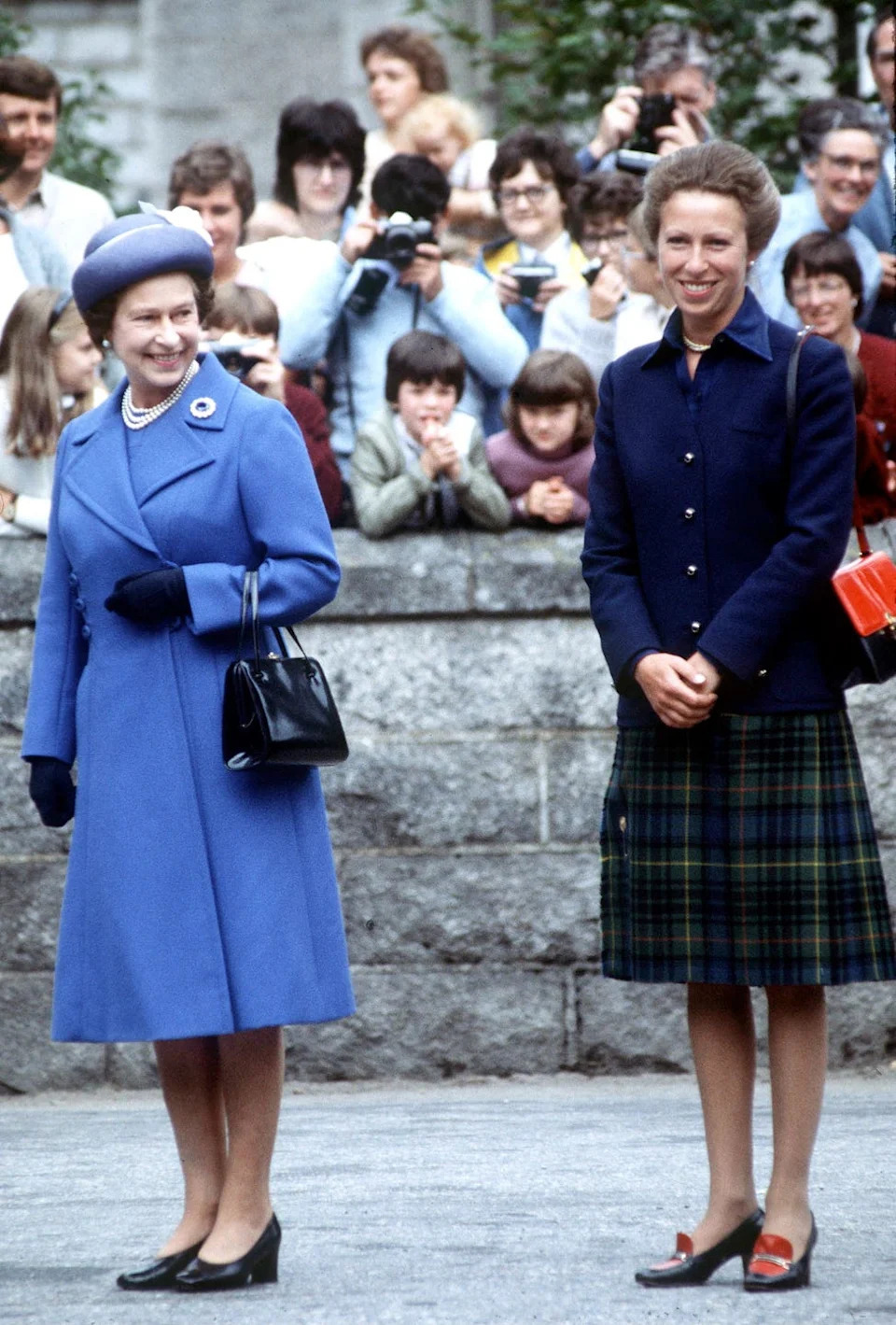 balmoral, united kingdom august 14: the queen and princess anne at balmoral. (photo by tim graham photo library via getty images)