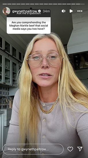 Gwyneth Paltrow and Meghan Markle shocked fans on Tuesday as they joined forces to shutdown ongoing speculation of 'feud' between them