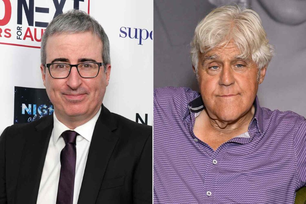John Oliver responds to Jay Leno's criticism of late-night hosts being too political: "I’m going to take a hard pass on taking comedic advice from Jay Leno"