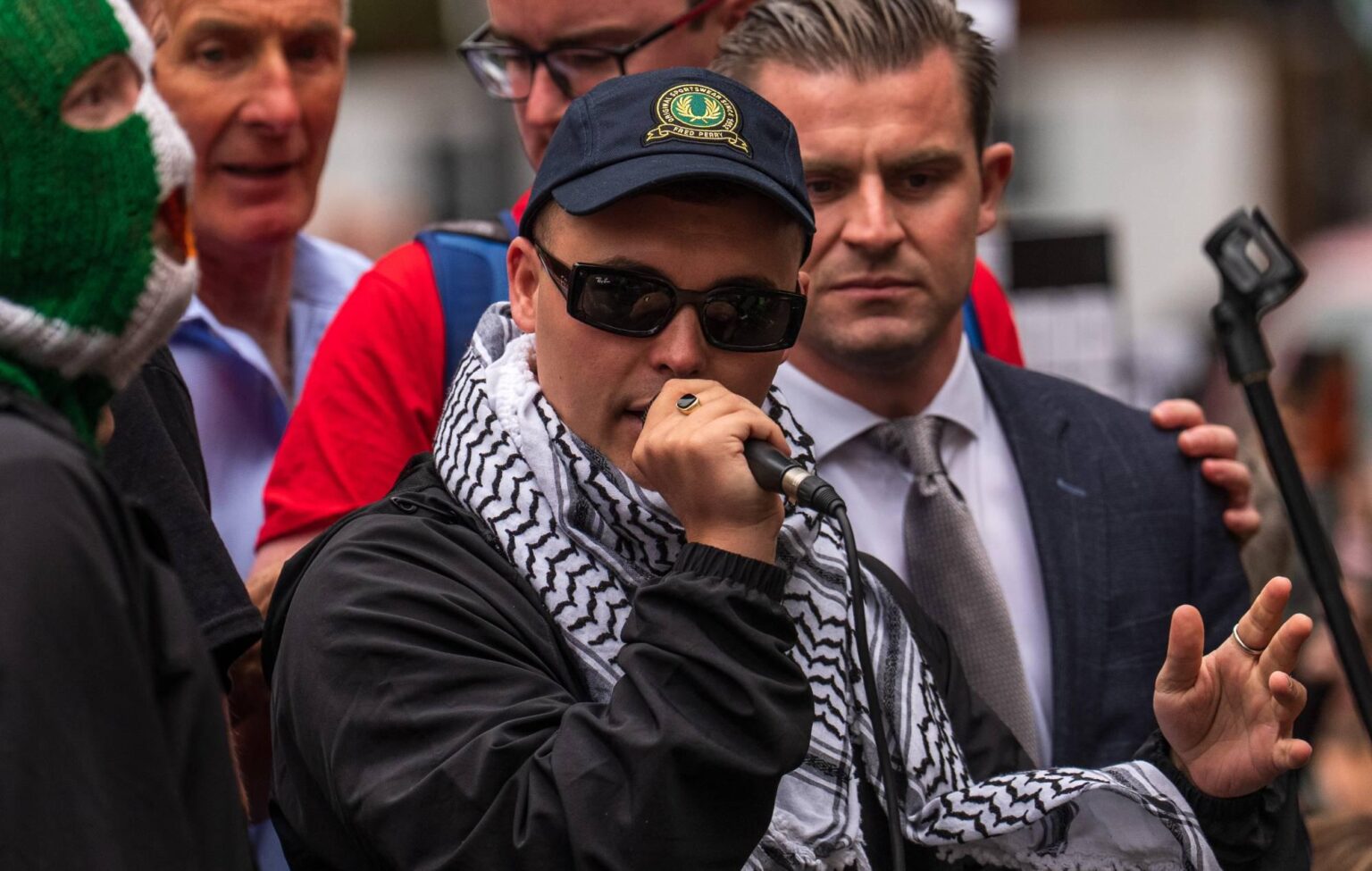 Terrorism case against Kneecap’s Mo Chara adjourned by court in London after legal team says charge should be thrown out