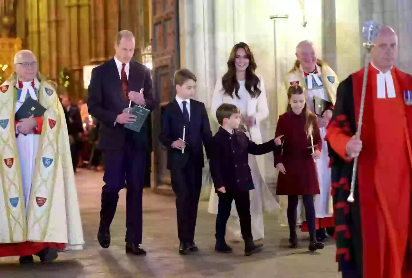 The family at the concert in 2023 (Chris Jackson/Getty Images)
