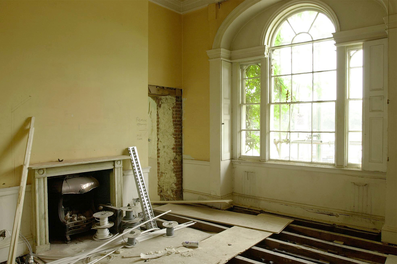 Room mid renovation 