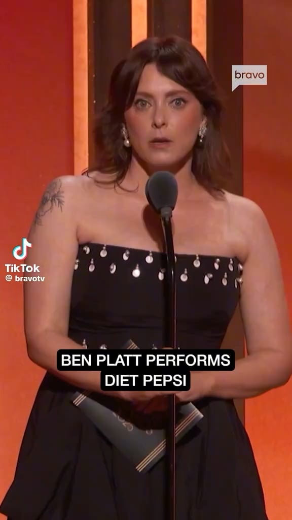 Ben Platt Covers Addison Rae’s  song ‘Diet Pepsi’ at The Las Culturistas Culture Awards.
