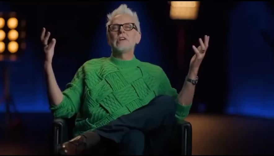 James Gunn and David Corenswet discuss Superman monologue in behind the scenes clip