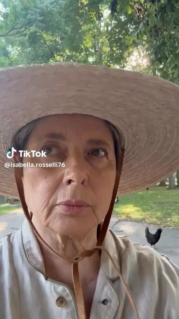 Isabella Rossellini joins TikTok with a captivating debut video