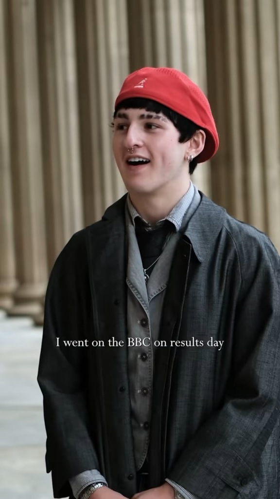 Callum Johnson-Mills, the viral A-level student who exposed the BBC’s role in Gaza coverage.