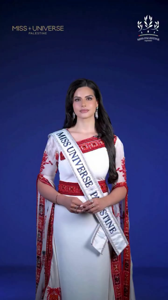Palestine will take part in the Miss Universe 2025 competition for the first time ever, where they’ll represented by Nadeen Ayoub!: “At a time when the world’s eyes are on our homeland, I carry this role with deep responsibility.“ Palestine will take part in the Miss Universe 2025 competition for the first time ever, where they’ll represented by Nadeen Ayoub!: “At a time when the world’s eyes are on our homeland, I carry this role with deep responsibility.“