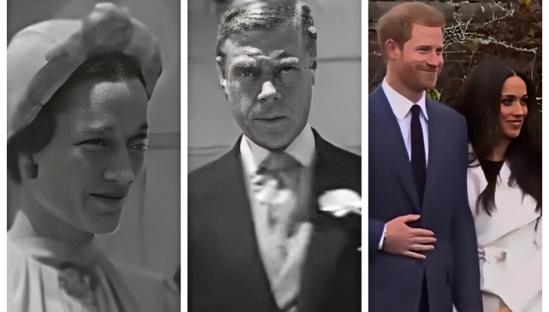 Prince Harry, Meghan, Edward VIII, Wallis - Netflix - British Pathe - YouTube - YouTube