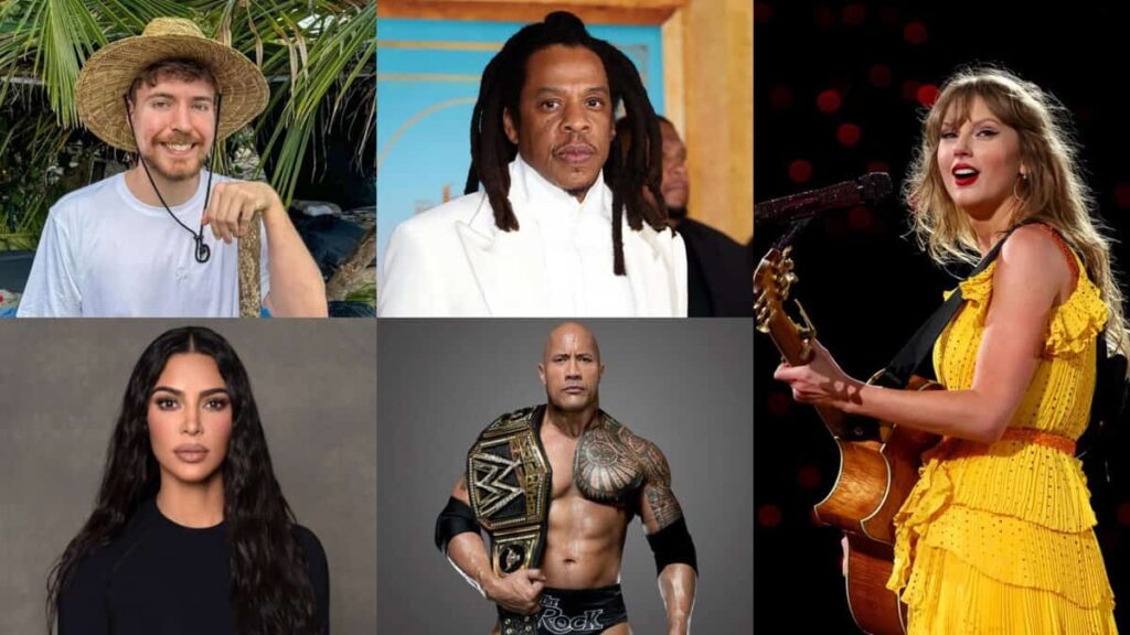 World’s richest celebrities 2025: Top 10 list revealed
