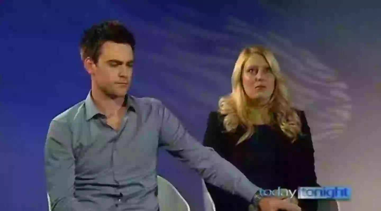 Michael and Mel were behind the prank call (Channel 7)