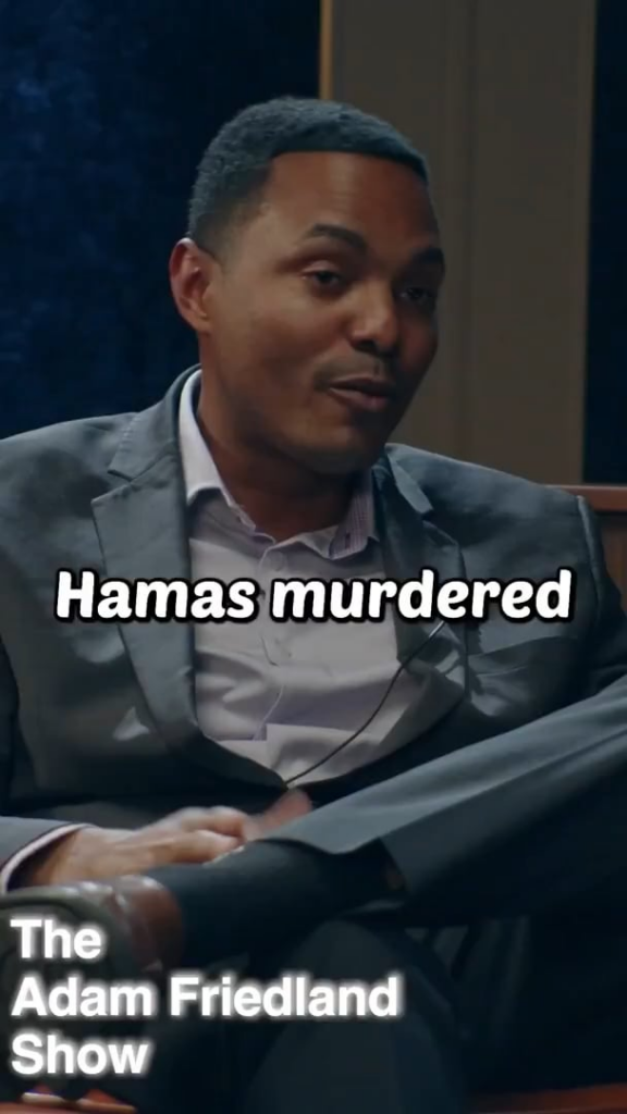 Sitting Congressman Ritchie Torres (D-NY) who has received over $1.5 MILLION from AIPAC receives pushback from Adam Friedland for his support of genocide. Torres later tells the host, a Jewish man, that he is "justifying anti-semitism" for his support of Palestinians