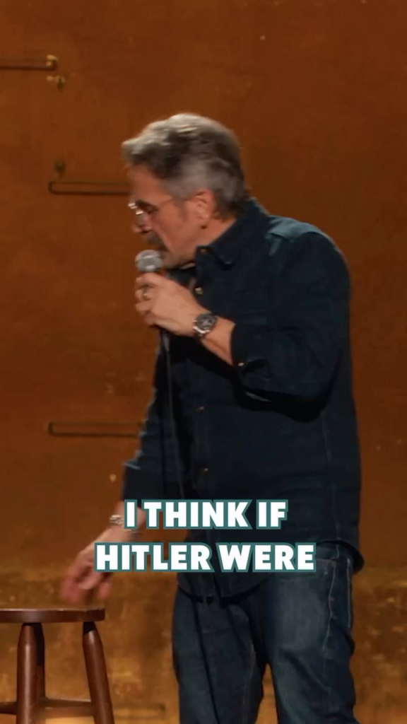 Marc Maron discussing Theo Von's podcast in his new HBO special