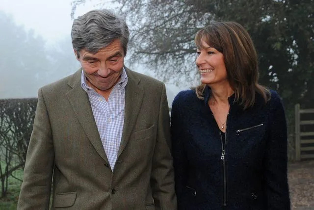 Getty Michael Middleton and Carole Middleton on November 16, 2010