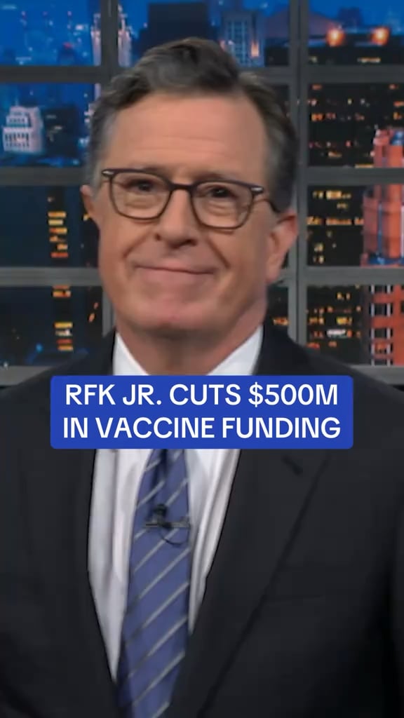 Stephen Colbert reacts to RFK Jr. vaccine funding cuts: “F*ck you you ‘roid-addled nepo-carnie”