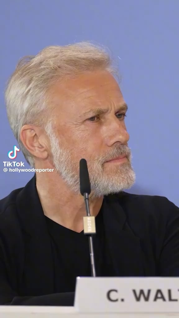 Christoph Waltz is asked how he stays hopeful in today’s often monstrous times…. “I don’t.”