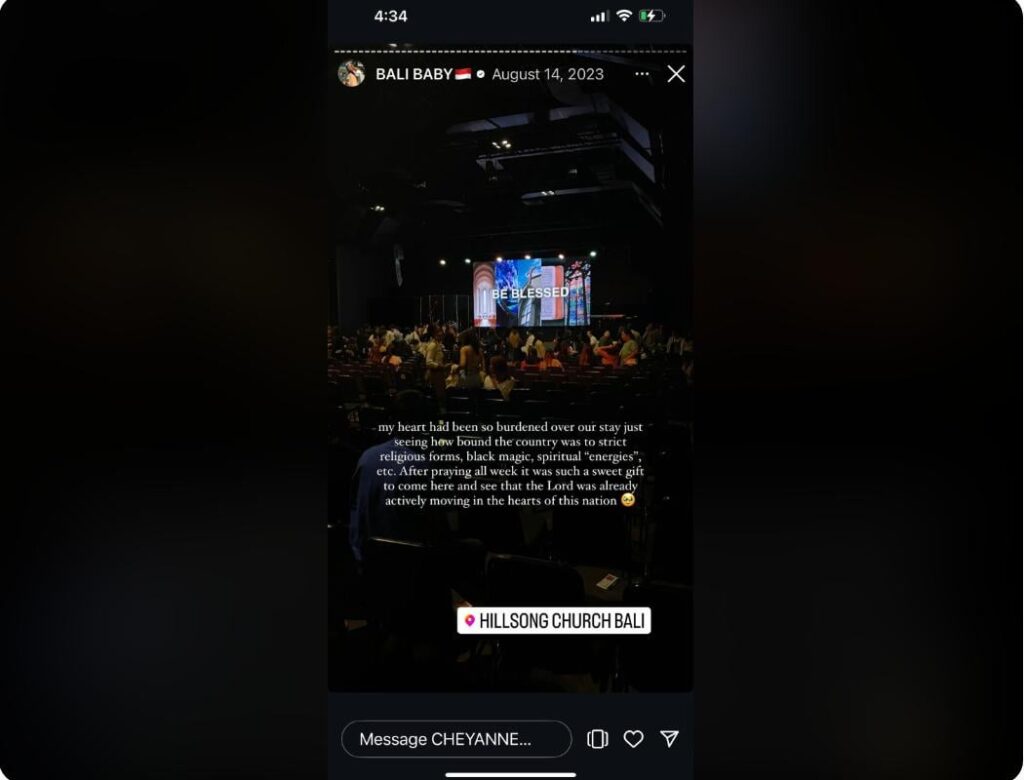 Gavin Casalegno’s wife xenophobic statement about Bali while in Indonesia. Also peep the ‘Hillsong Church Bali’, Hillsong Church is an anti-LGBT+ megachurch. Gavin Casalegno's wife xenophobic statement about Bali while in Indonesia. Also peep the 'Hillsong Church Bali', Hillsong Church is an anti-LGBT+ megachurch.