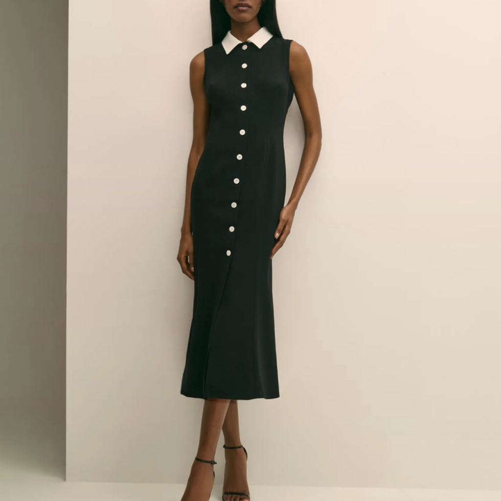 Sleeveless Shirt Dress