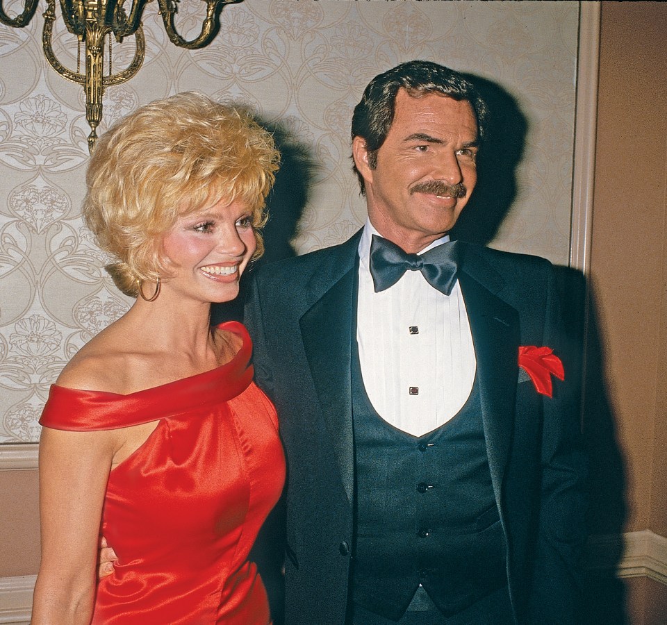 Loni Anderson and Burt Reynolds at the Nosotros Golden Eagle Awards.