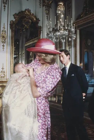 Getty Prince William, Princess Diana, and Prince Charles