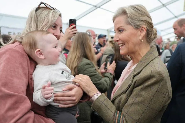 Chris Jackson/Getty Sophie, Duchess of Edinburgh meets baby George at the Royal Cornwall Show in June 6, 2025