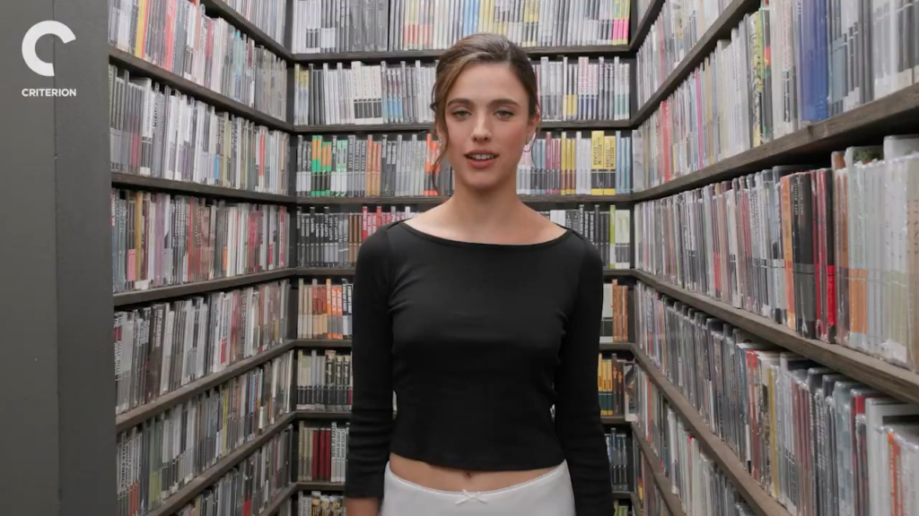 Margaret Qualley visits The Criterion Closet.