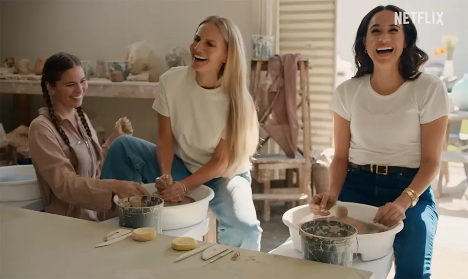 “Her revamped style is sending everyone a message that [says], ‘I don’t have to dress like a duchess anymore — I get to dress like myself, and be more approachable, modern, authentic and real,'” Kennedy said. Netflix