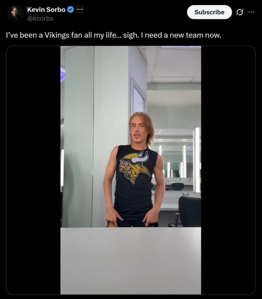 Kevin Sorbo switches teams😏