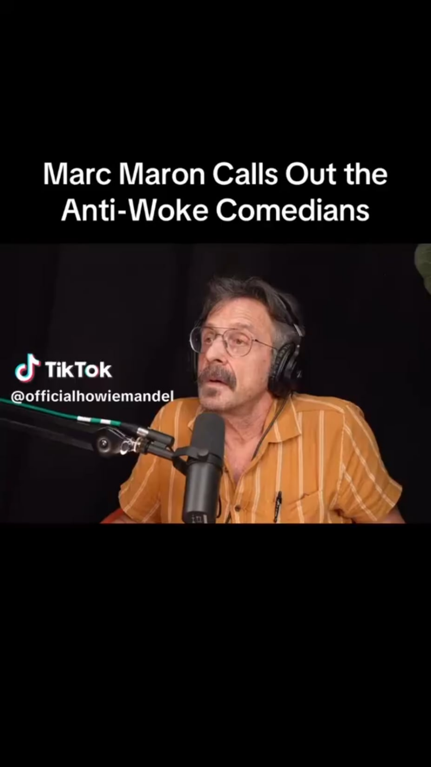 Marc Maron calls out anti-trans comedians