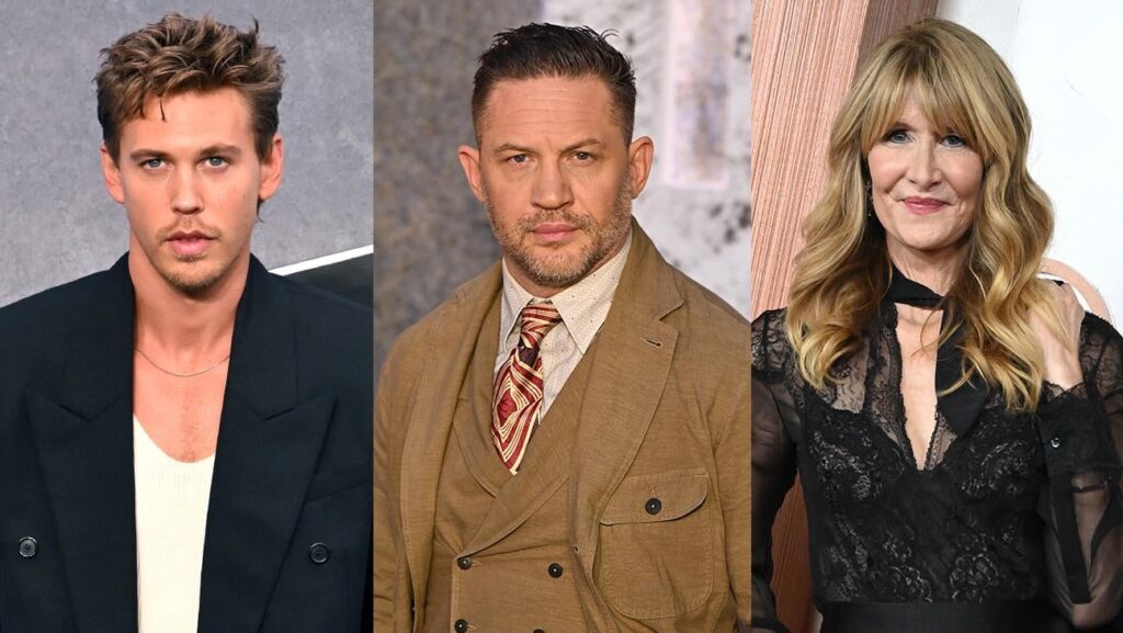 Austin Butler credits Tom Hardy and Laura Dern for helping him pull away from method acting: “For a long time, I felt that it had to be a tortured process and I would come out the other side broken."