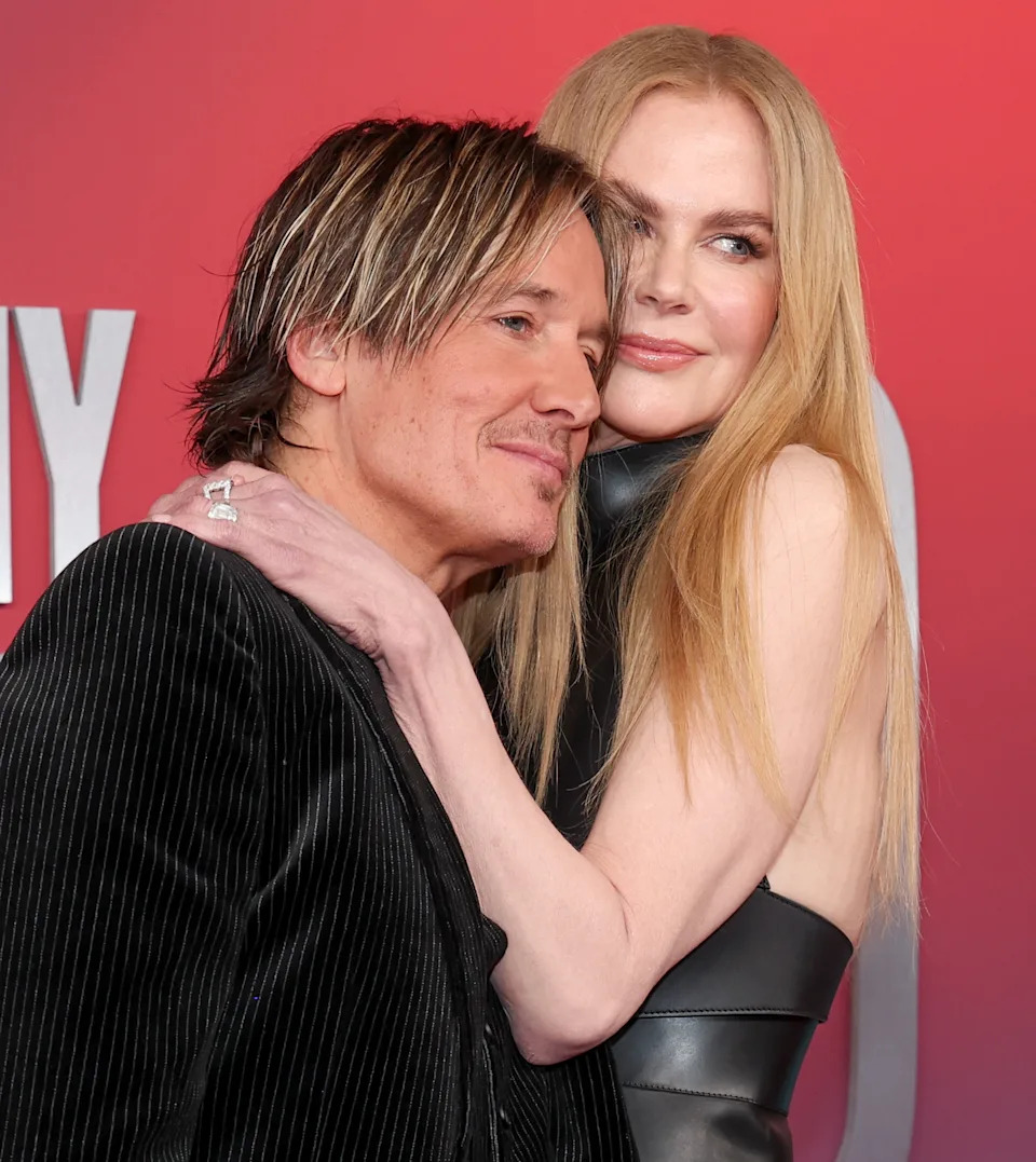 Keith Urban and Nicole Kidman on a red carpet
