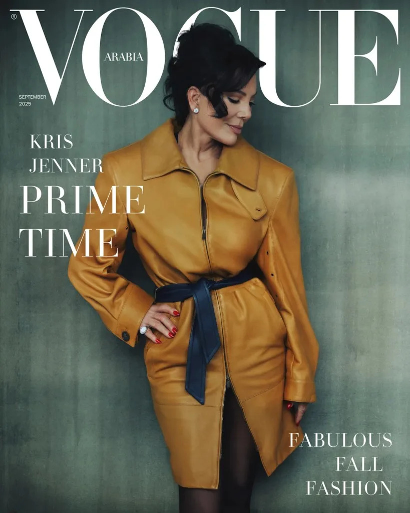 Vogue Arabia September 2025 : Kris Jenner by Norman Jean Roy 