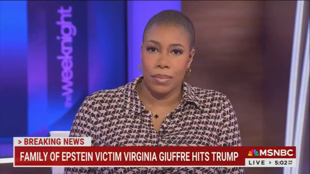 Virginia Giuffre’s brother, Sky Roberts, on Trump saying Epstein stole her from him: “I think we were shocked by it, especially they used the term stolen. Because she’s not an object. She’s a person. She was recruited at Mar-a-Lago, his property… It just kind of makes us wonder, how much he knew.” Virginia Giuffre’s brother, Sky Roberts, on Trump saying Epstein stole her from him: “I think we were shocked by it, especially they used the term stolen. Because she’s not an object. She’s a person. She was recruited at Mar-a-Lago, his property… It just kind of makes us wonder, how much he knew.”