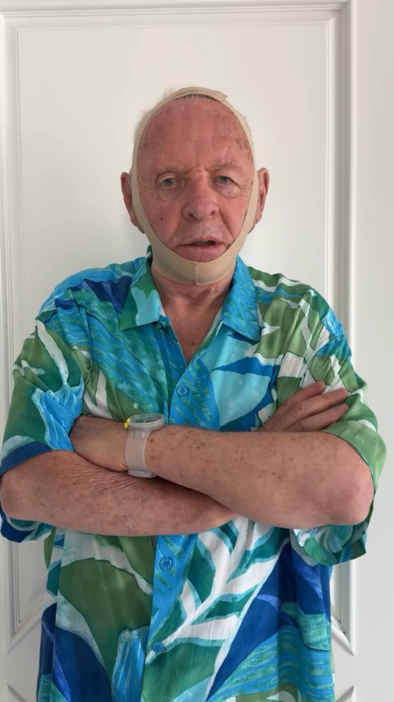 Anthony Hopkins: “Thank you Kim, don’t be afraid to come over for dinner”